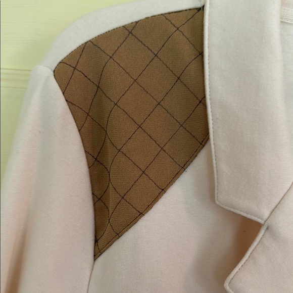 Ralph Lauren Cream and Brown Blazer with Casual Chic Design - Picture 3 of 3